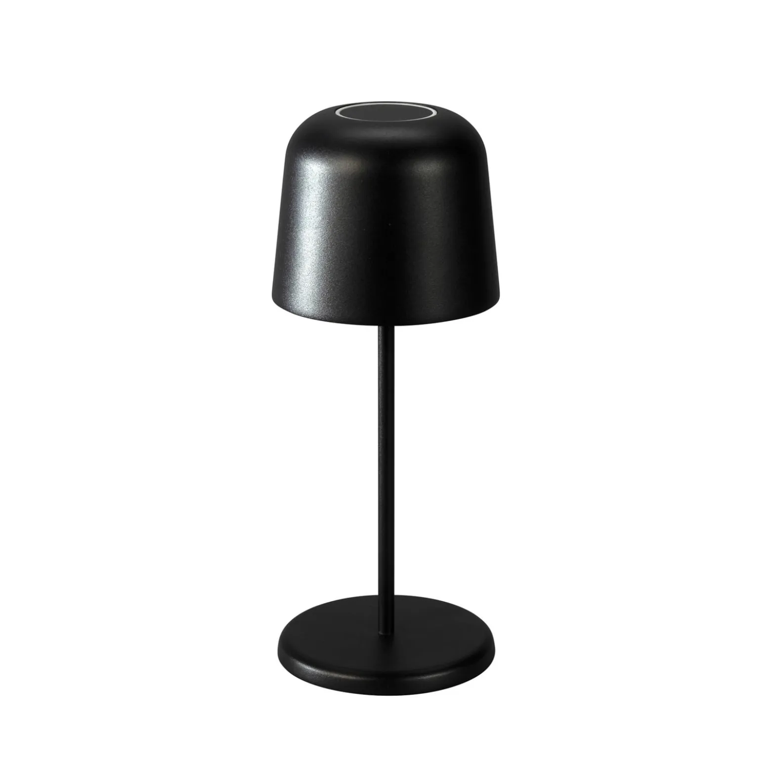 LED-Akku-Tischleuchte Biot, schwarz, Höhe 30 cm, IP54, USB