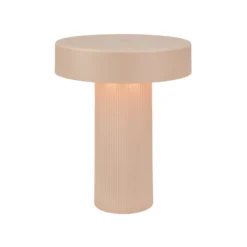 LED-Akku-Tischleuchte Bito, beige/beige, Höhe 20 cm, IP44