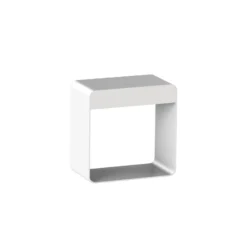 LED-Akku-Tischleuchte Dama, weiß, Aluminium, ABS