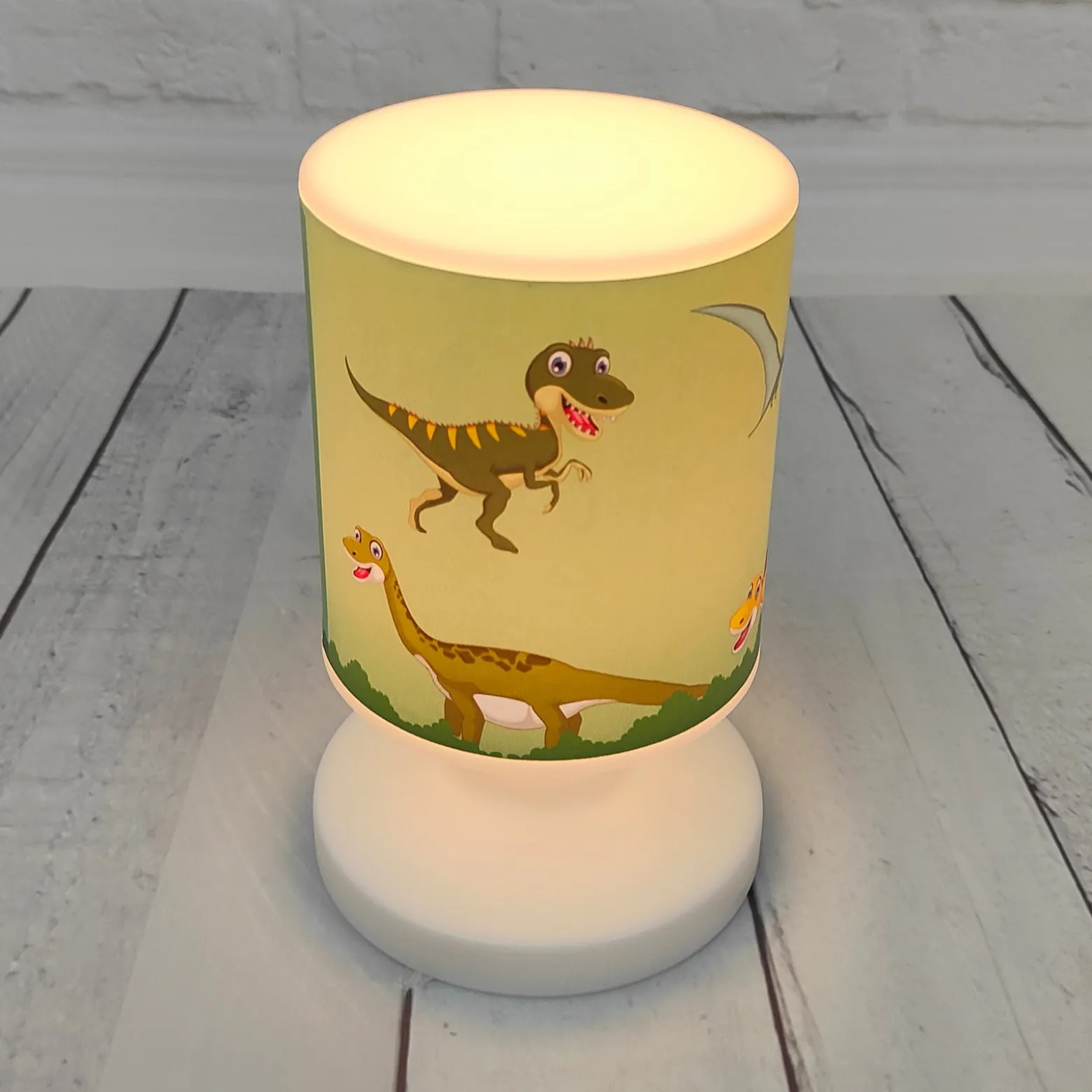 LED-Akku-Tischleuchte Dino, USB, IP44