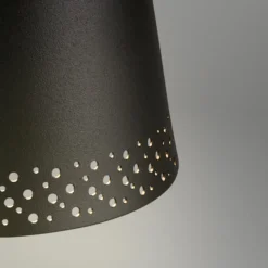 LED-Akku-Tischleuchte Kiki, schwarz/gold, IP44, 3.000K
