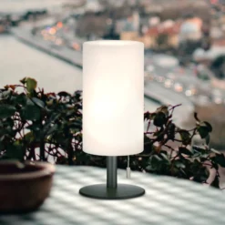 LED-Akku-Tischleuchte Larino, Höhe 28 cm
