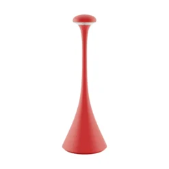 LED-Akku-Tischleuchte Nudrop, IP54, feuerrot