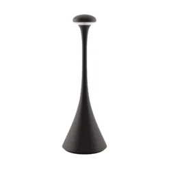 LED-Akku-Tischleuchte Nudrop, IP54, nachtschwarz