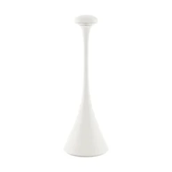 LED-Akku-Tischleuchte Nudrop, IP54, schneeweiß