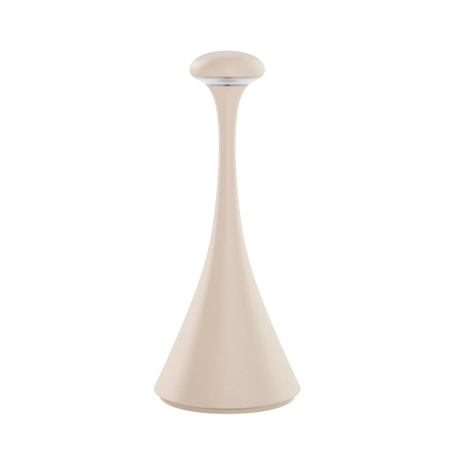 LED-Akkutischleuchte Nudrop mini, dünenbeige, IP54, dimmbar