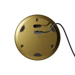 LED-Akkutischleuchte Numotion, gold, Glas, IP54, dimmbar