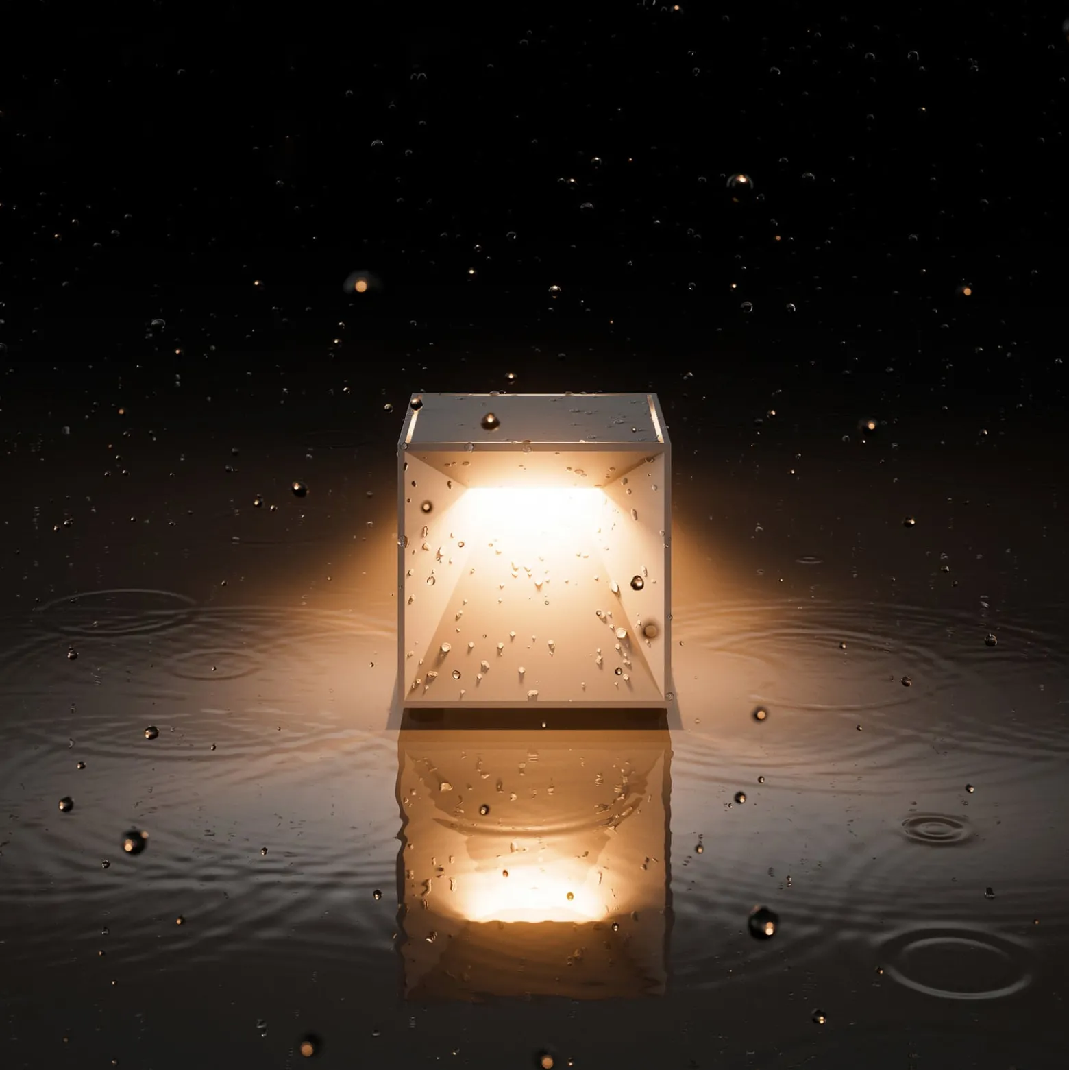 LED-Akku-Tischleuchte Nutalis mini, beige, IP54, dimmbar