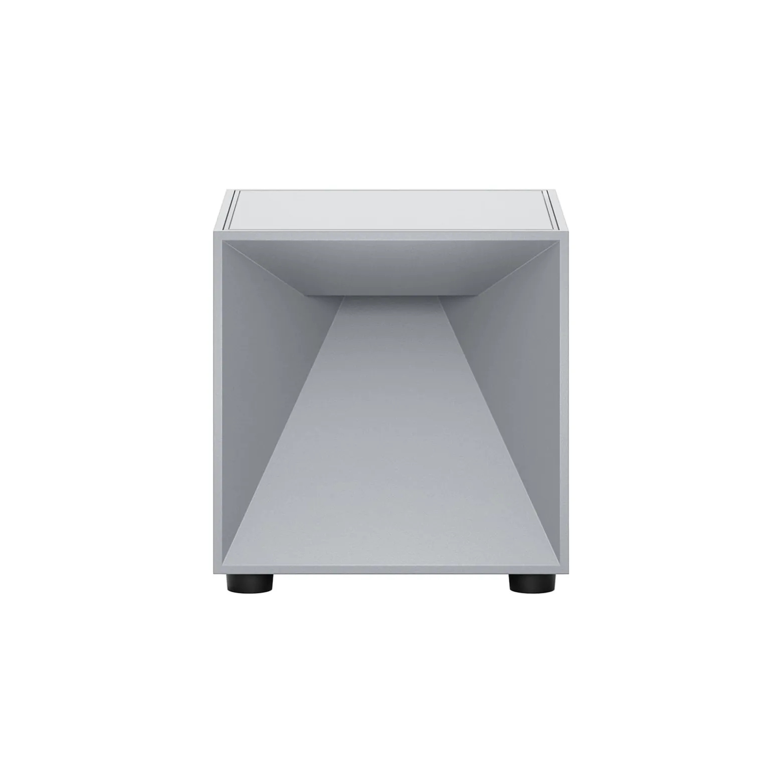 LED-Akku-Tischleuchte Nutalis mini, nebelgrau, IP54, dimmbar