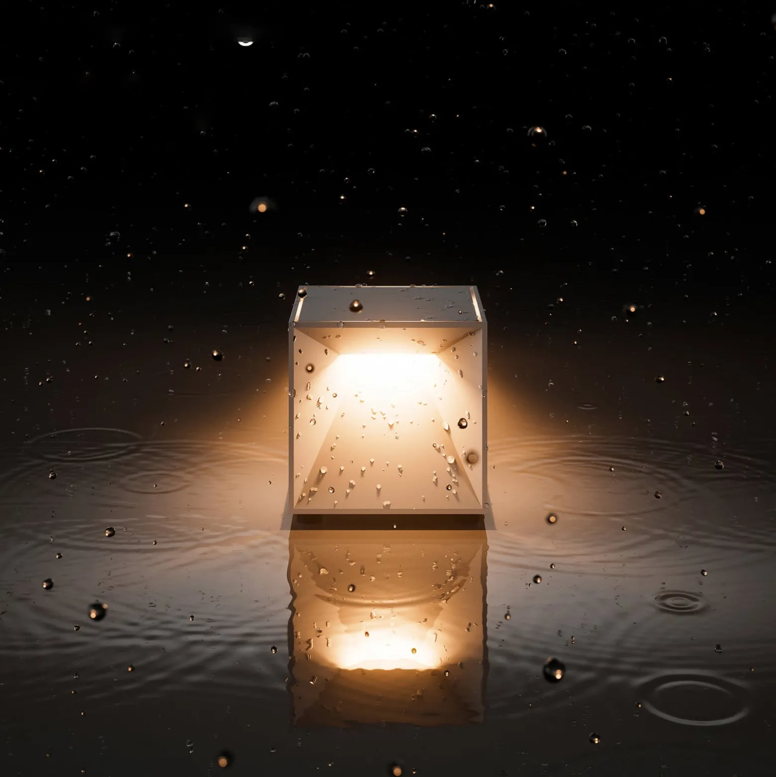 LED-Akku-Tischleuchte Nutalis mini, nebelgrau, IP54, dimmbar