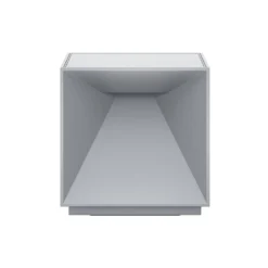 LED-Akku-Tischleuchte Nutalis, nebelgrau, IP54, dimmbar