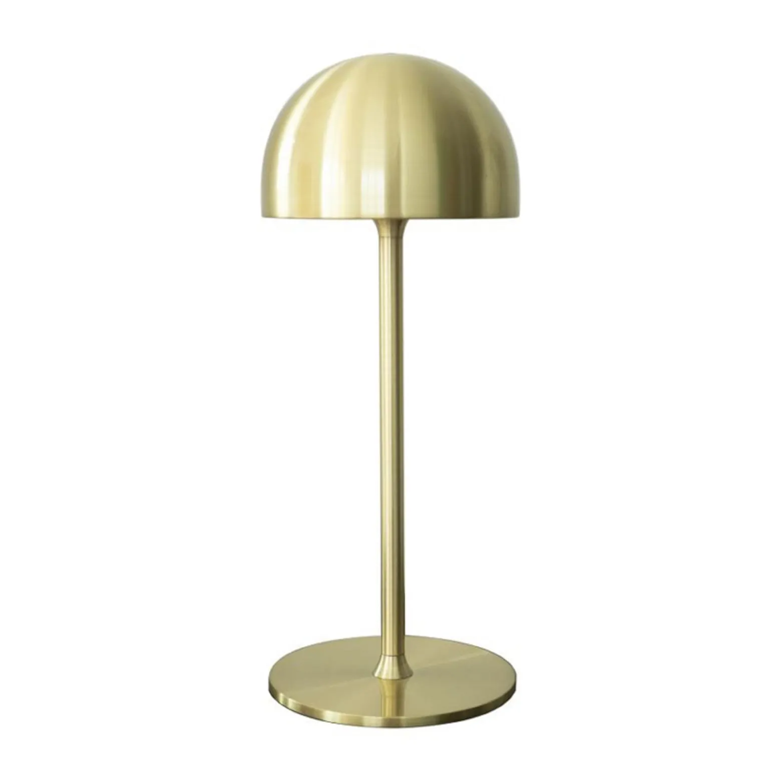 LED-Akku-Tischleuchte Tim, messingfarben, Höhe 30 cm, IP54