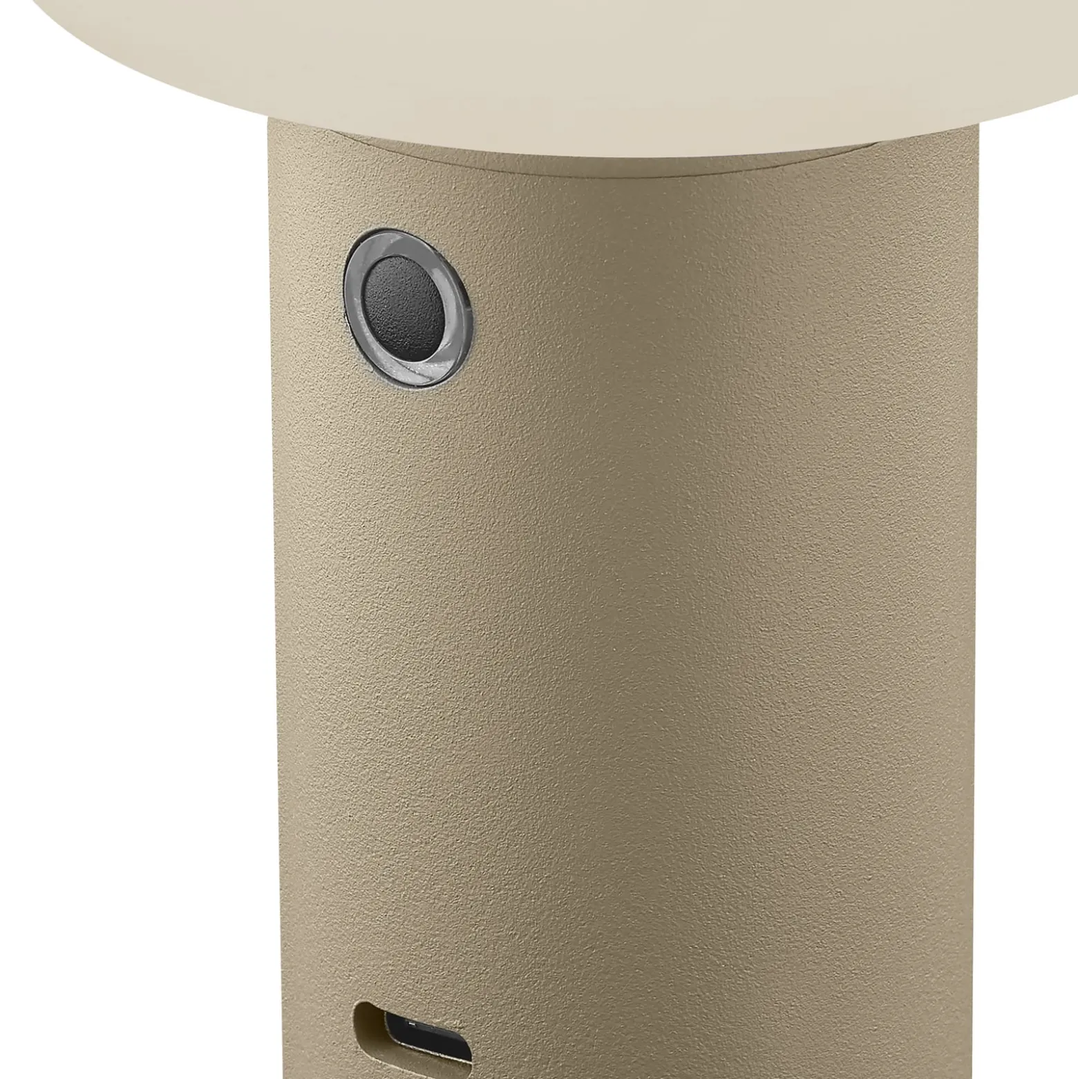 LED-Akku-Tischleuchte Tiny-B, sandfarben, Höhe 13 cm, IP54