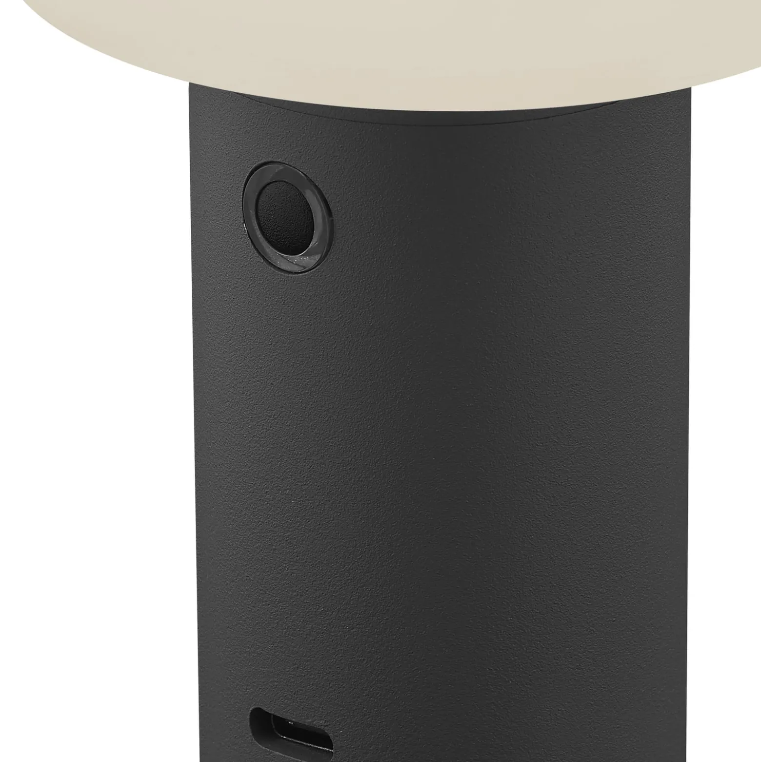 LED-Akku-Tischleuchte Tiny-B, schwarz, Höhe 13 cm, IP54, USB