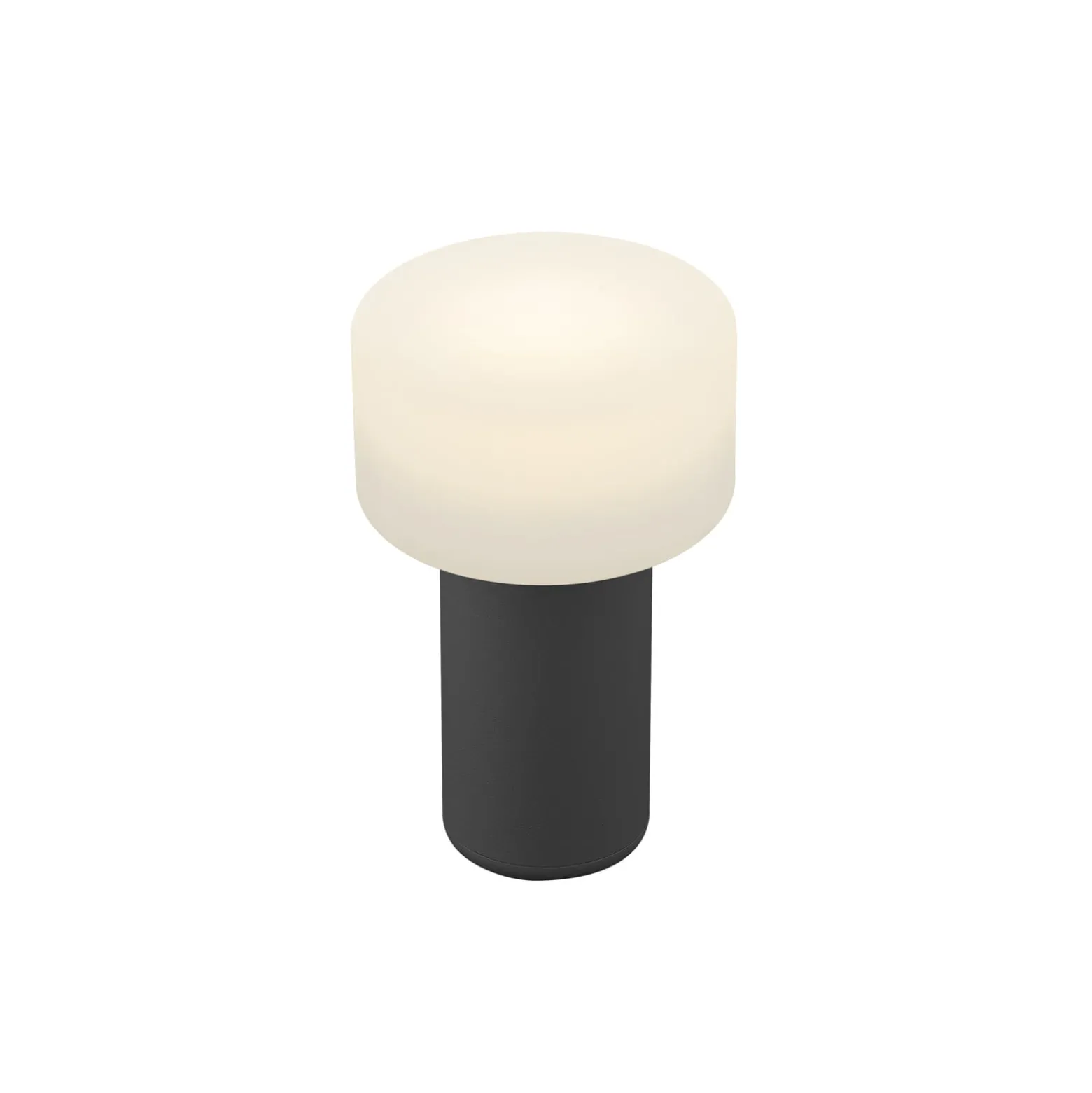 LED-Akku-Tischleuchte Tiny-B, schwarz, Höhe 13 cm, IP54, USB