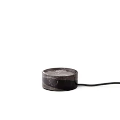 LED-Akkutischleuchte Trip, grau / grau, Marmor, Glas, IP44