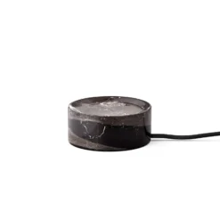 LED-Akkutischleuchte Trip, grau / grau, Marmor, Glas, IP44