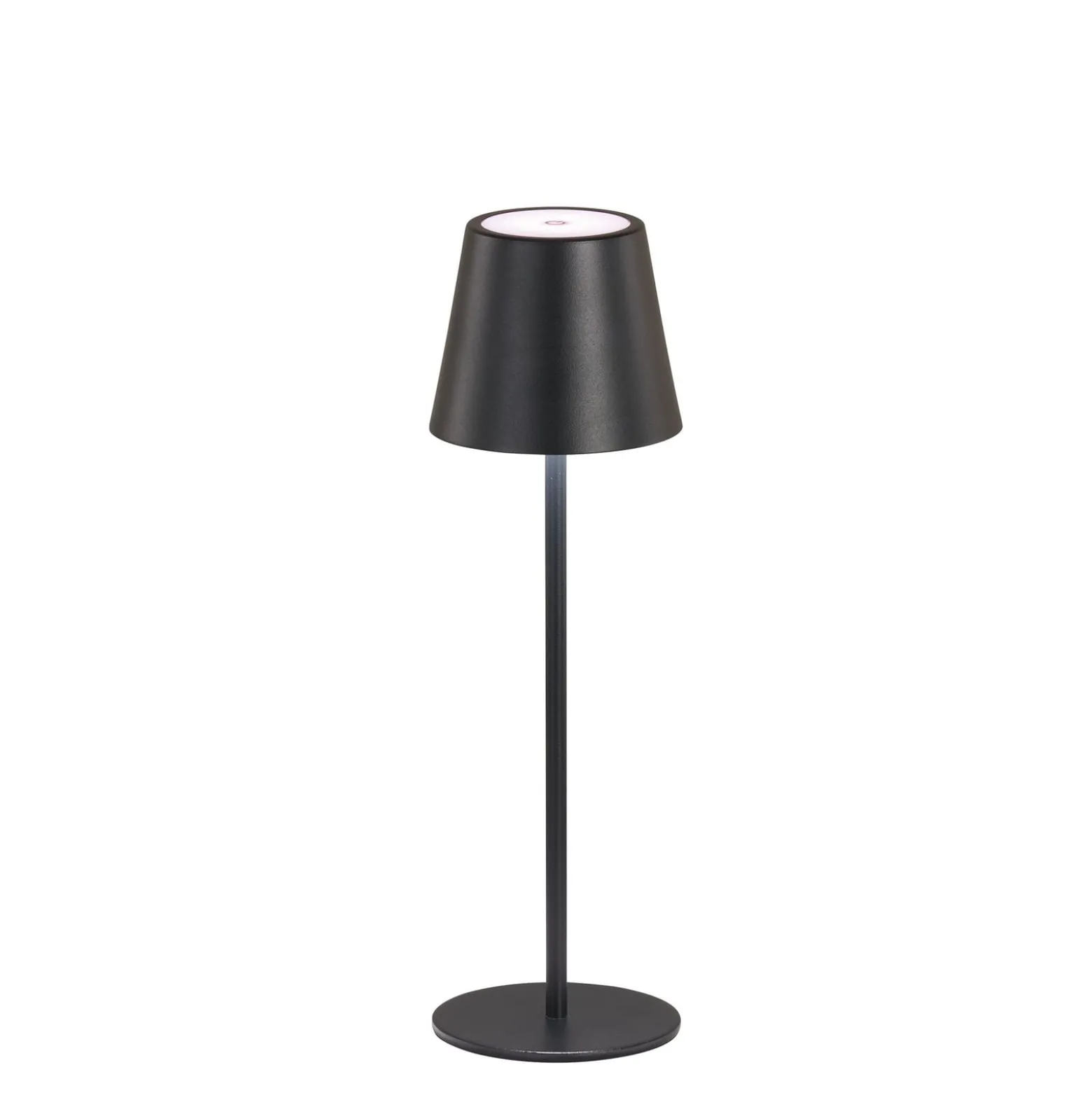 LED-Akku-Tischleuchte Viletto, schwarz, IP54