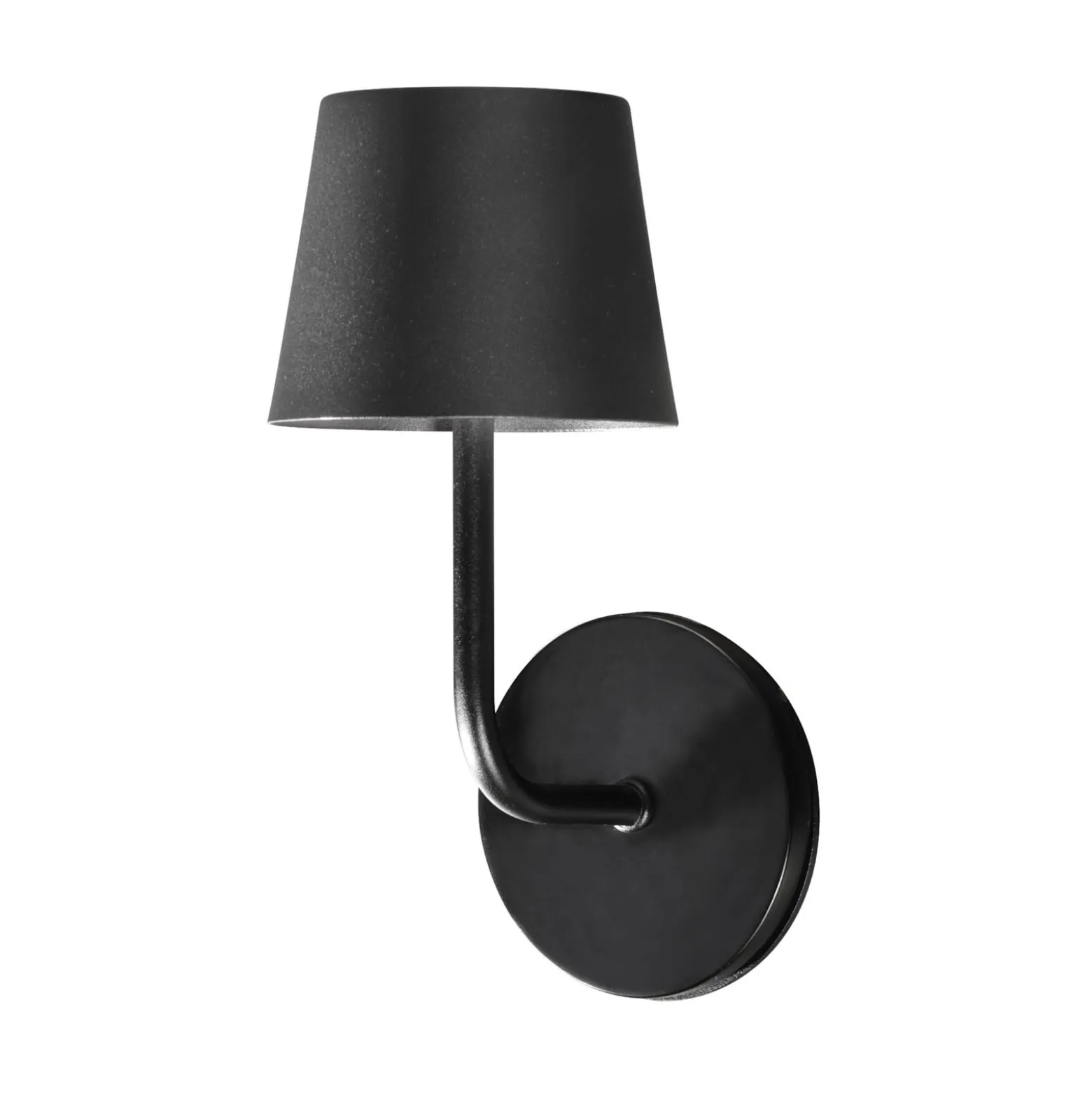 LED-Akku-Wandlampe Magnetic, schwarz, CCT, IP54, dimmbar