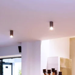 LED-Anbaudownlight Lucea 20 W schwarz