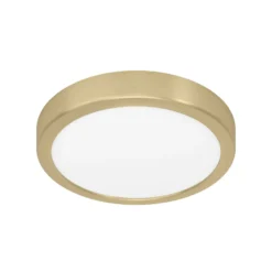 LED-Anbaupanel Fueva 5 IP20 830 messing Ø21cm
