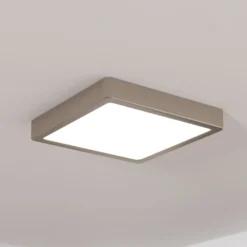 LED-Anbaupanel Fueva 5 IP20 830 nickel 21x21cm