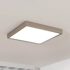 LED-Anbaupanel Fueva 5 IP20 830 nickel 28,5x28,5cm