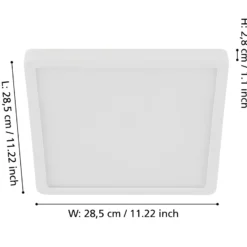 LED-Anbaupanel Fueva 5 IP20 830 weiß 28,5x28,5cm