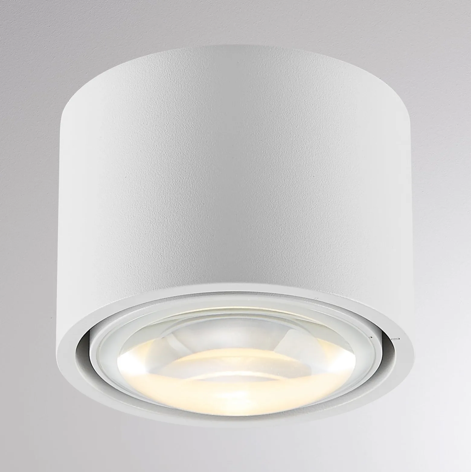 LED-Außendeckenlampe MAG MINI, weiß, Ø 9 cm, CCT, dim, IP44