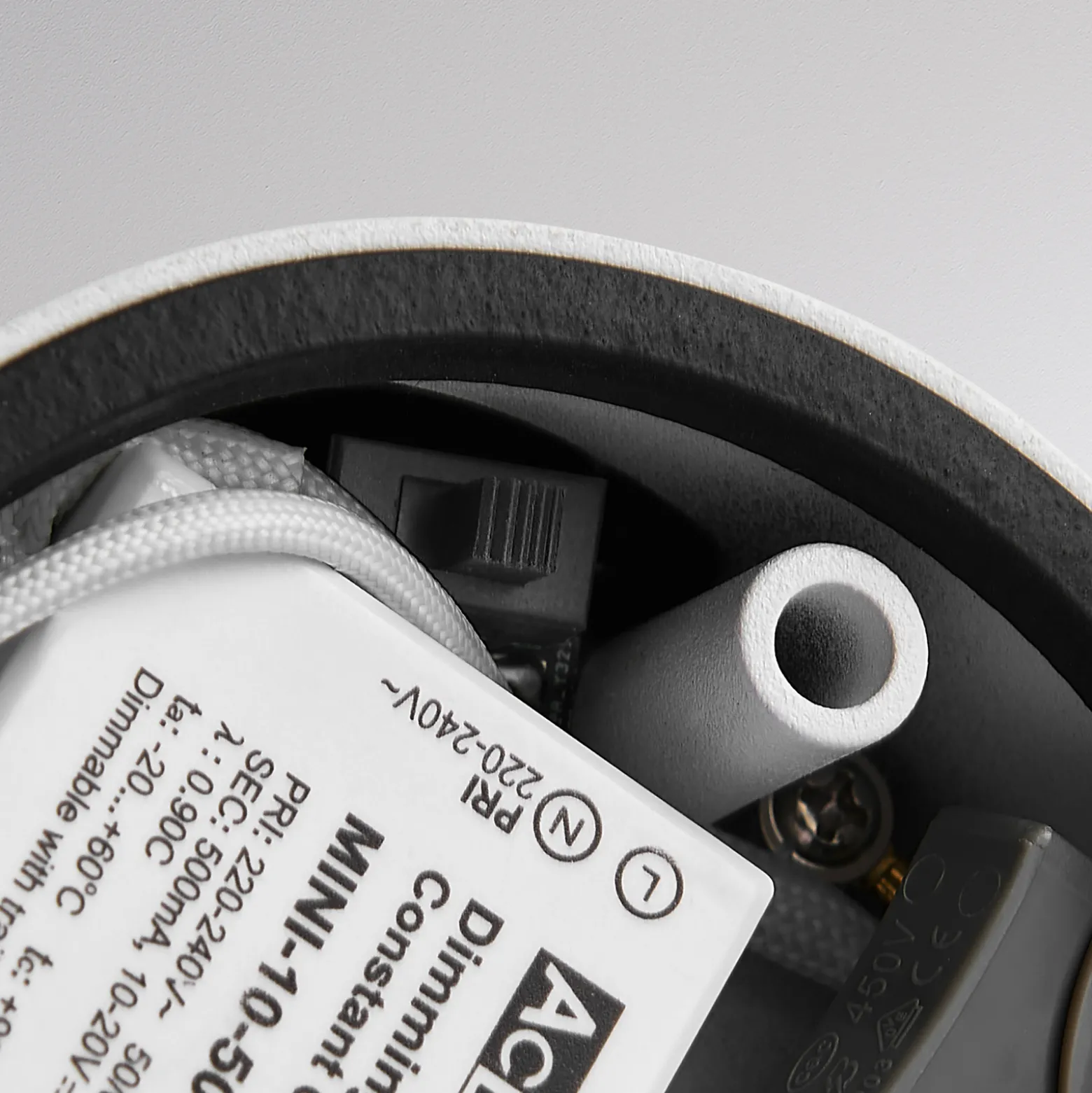 LED-Außendeckenlampe MAG MINI, weiß, Ø 9 cm, CCT, dim, IP44