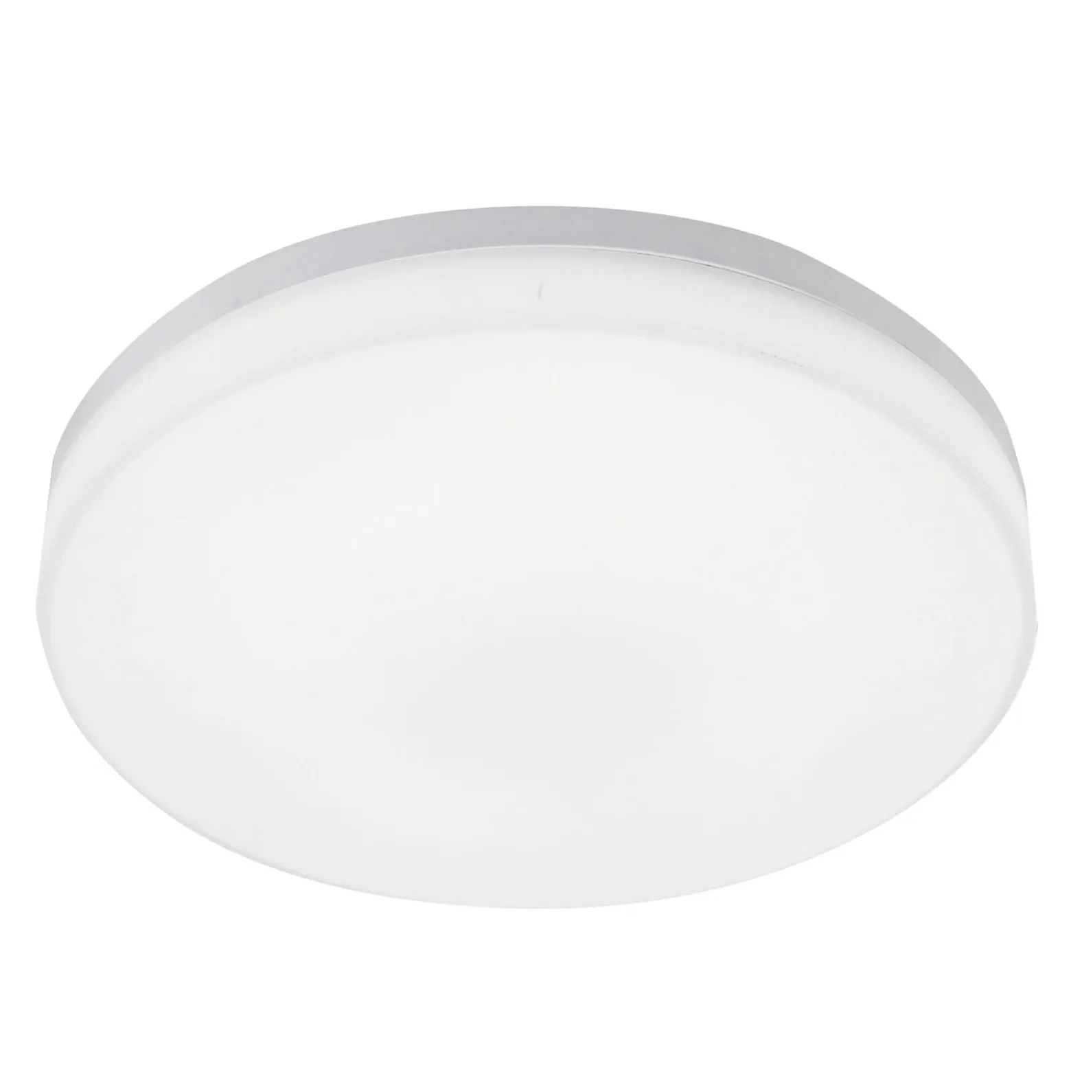 LED-Außendeckenleuchte Trigo mit Sensor, weiß