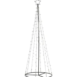 LED-Außendeko Light Tree, LEDs teils blinkend