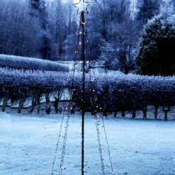 LED-Außendeko Light Tree, LEDs teils blinkend