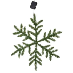 LED-Außendeko Snowflake, batteriebetrieben