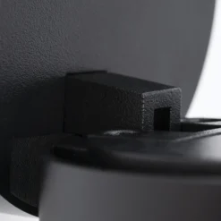 LED-Außenstrahler Harvey, schwarz, Ø 10 cm, Alu-Druckguss