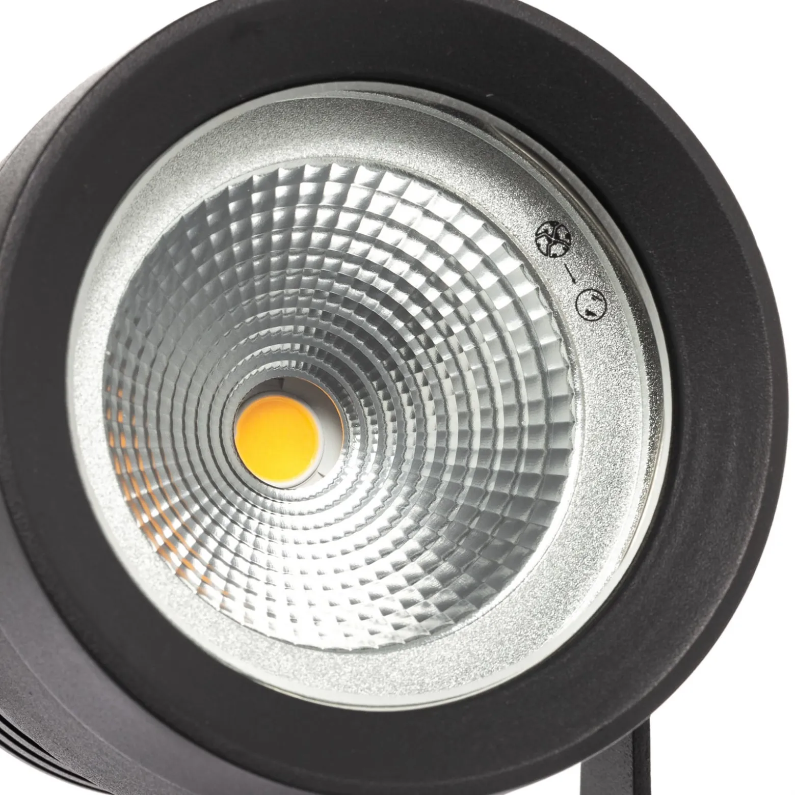 LED-Außenstrahler Irina, 3er-Set, Erdspieß, Stecker, grau