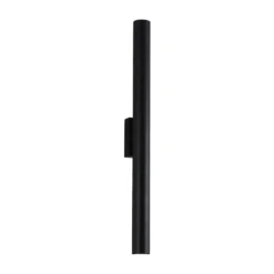 LED-Außenwandlampe City, Höhe 60 cm, schwarz, Metall