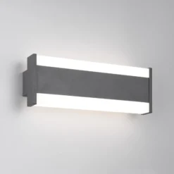 LED-Außenwandlampe DAWSON, 30 cm, anthrazit IP54 CCT up/down