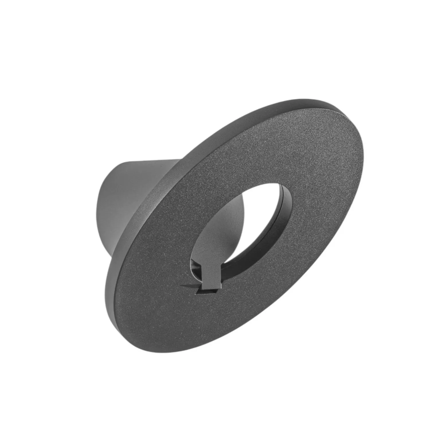 LED-Außenwandlampe Elite, dunkelgrau, Metall, Ø 24 cm, IP54