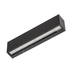 LED-Außenwandlampe Elvira, anthrazit, Metall, warmweiß, IP65