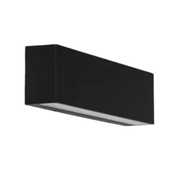 LED-Außenwandlampe Elvira, anthrazit, Metall, warmweiß, IP65