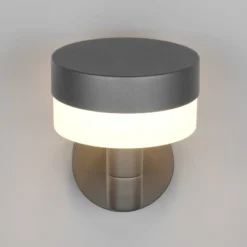 LED-Außenwandlampe Mackenzie Sensor anthrazit, Alu-Druckguss