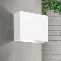 LED-Außenwandleuchte Akzent, weiß