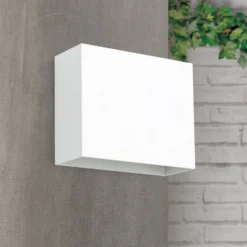 LED-Außenwandleuchte Akzent, weiß