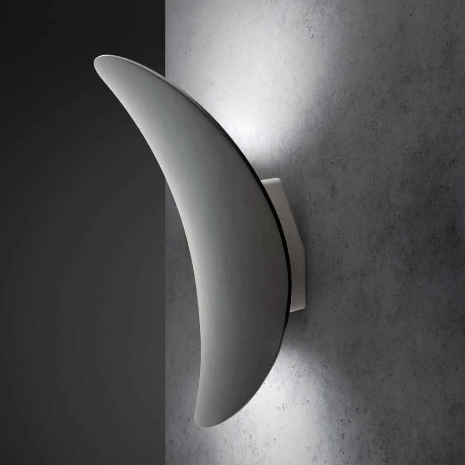 LED-Außenwandleuchte Alba, grau, Aluminium, IP65, 3.000 K