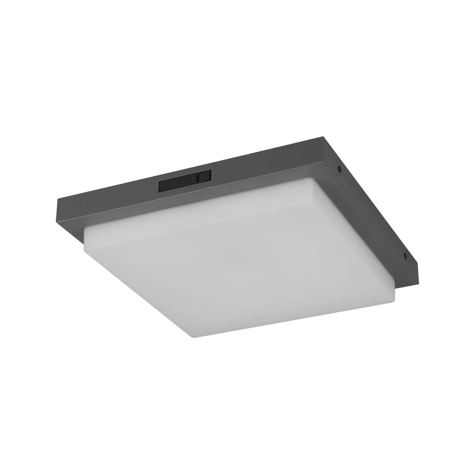 LED-Außenwandleuchte Bermejo, eckig, Sensor, CCT, anthrazit
