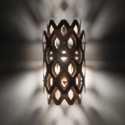 LED-Außenwandleuchte Charlotte, corten, Höhe 28 cm, IP65