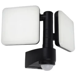 LED-Außenwandleuchte Jaro, Sensor, zweiflammig