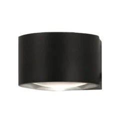 LED-Außenwandleuchte Lao, schwarz