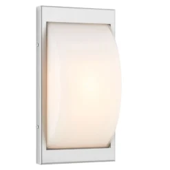 LED-Außenwandleuchte 068LEDSEN, Edelstahl, Sensor